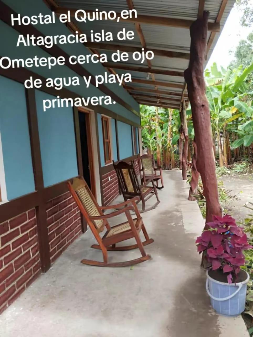 Hostel El Quino Ometepe Altagracia Esterno foto